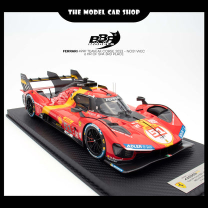 [BBR] Ferrari 499P Team AF Corse 2023 - No.51 WEC 6 Hr of Spa 3rd Place