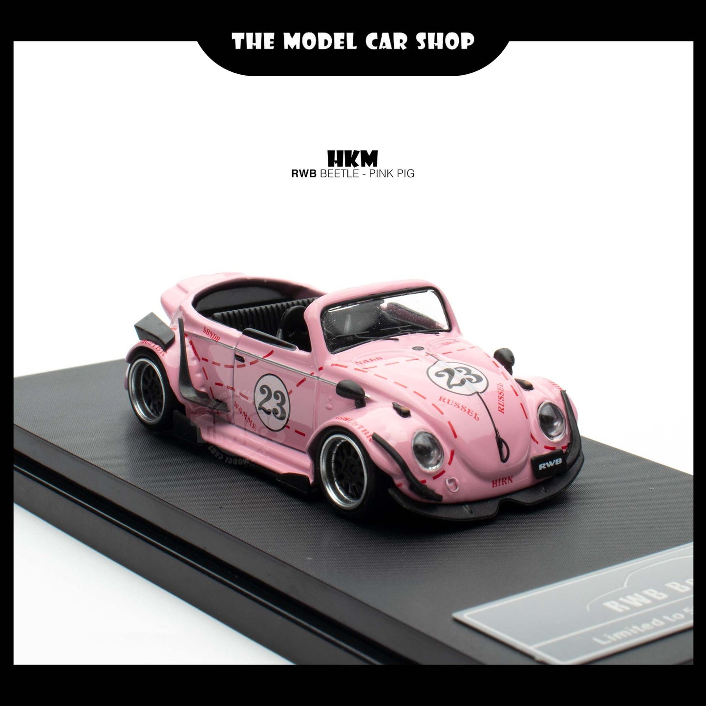 [HKM] RWB Beetle - Pink Pig