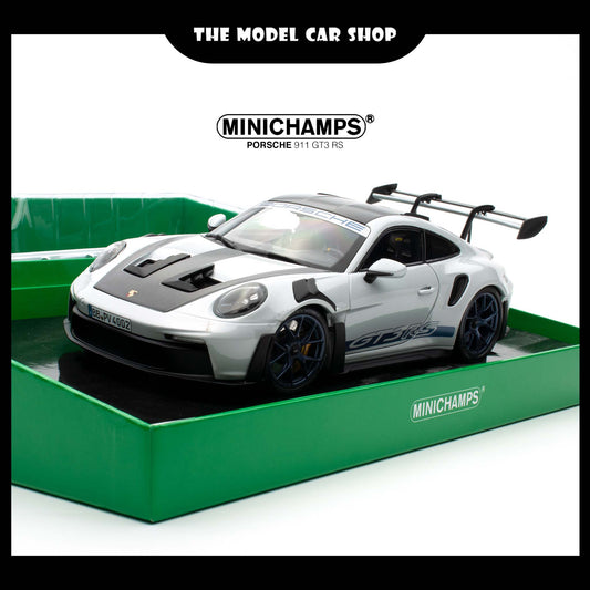 [Minichamps] Porsche 992 GT3RS - Grey Metallic/Mag Blue