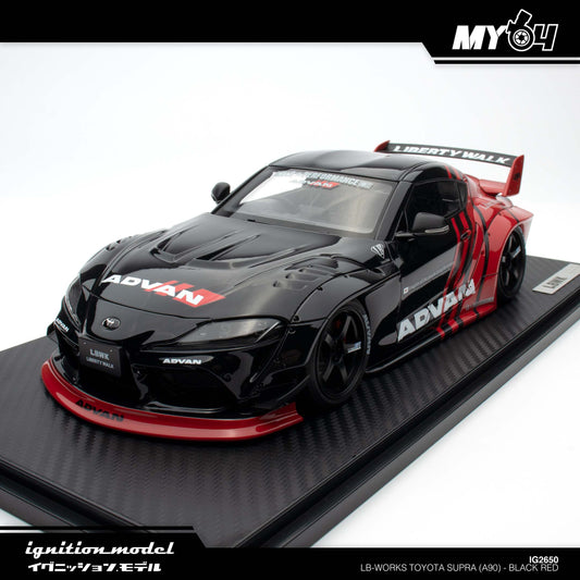 [Ignition Model] LB-WORKS TOYOTA SUPRA (A90) - Black/Red