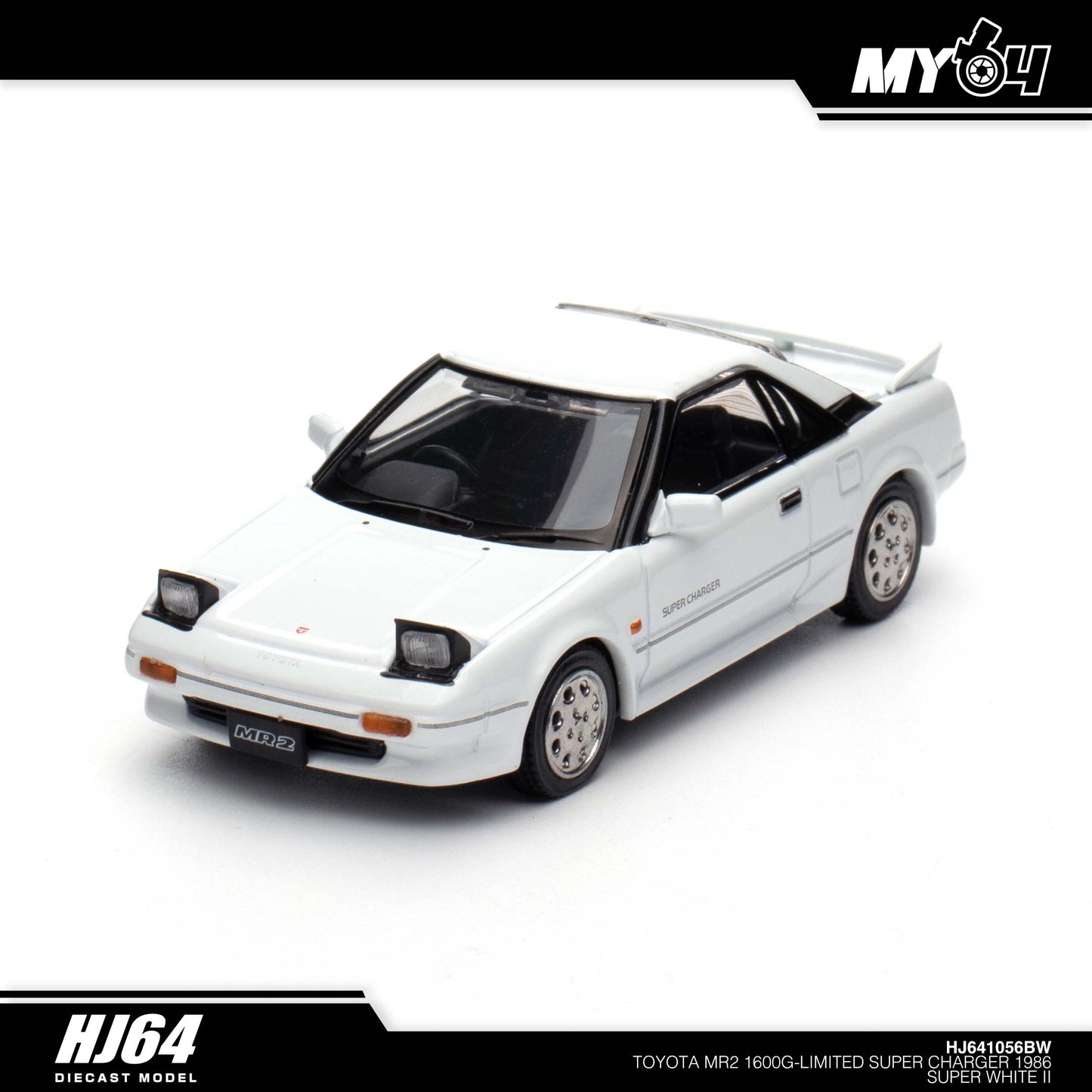 [Hobby Japan] Toyota MR2 1600G-LIMITED SUPER CHARGER 1986 - Super White II