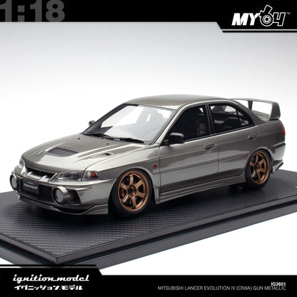 [Ignition Model] 1:18 Mitsubishi Lancer Evolution IV (CN9A) - Gun Metallic