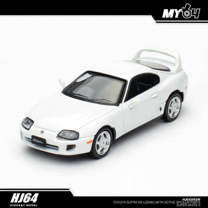 [Hobby Japan] Toyota SUPRA RZ (JZA80) with Active Spoiler Parts - Super White II