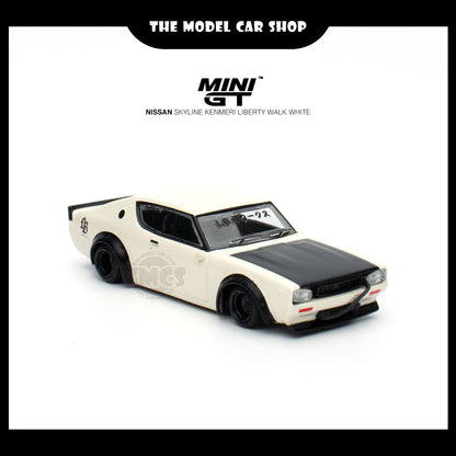 [MINI GT] Nissan Skyline Kenmeri Liberty Walk White