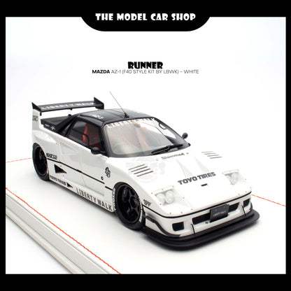 [Runner] Mazda AZ-1 (F40 Style Kit By LBWK) - White