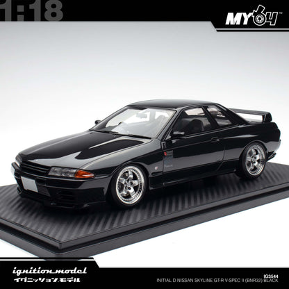 [Ignition Model] 1:18 Initial D Nissan Skyline GT-R V-SpecII (BNR32) - Black