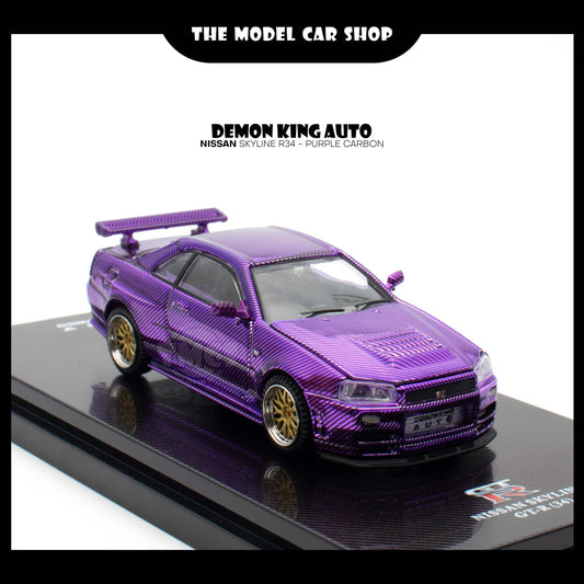 [Demon King Auto] Nissan Skyline R34 - Purple Carbon