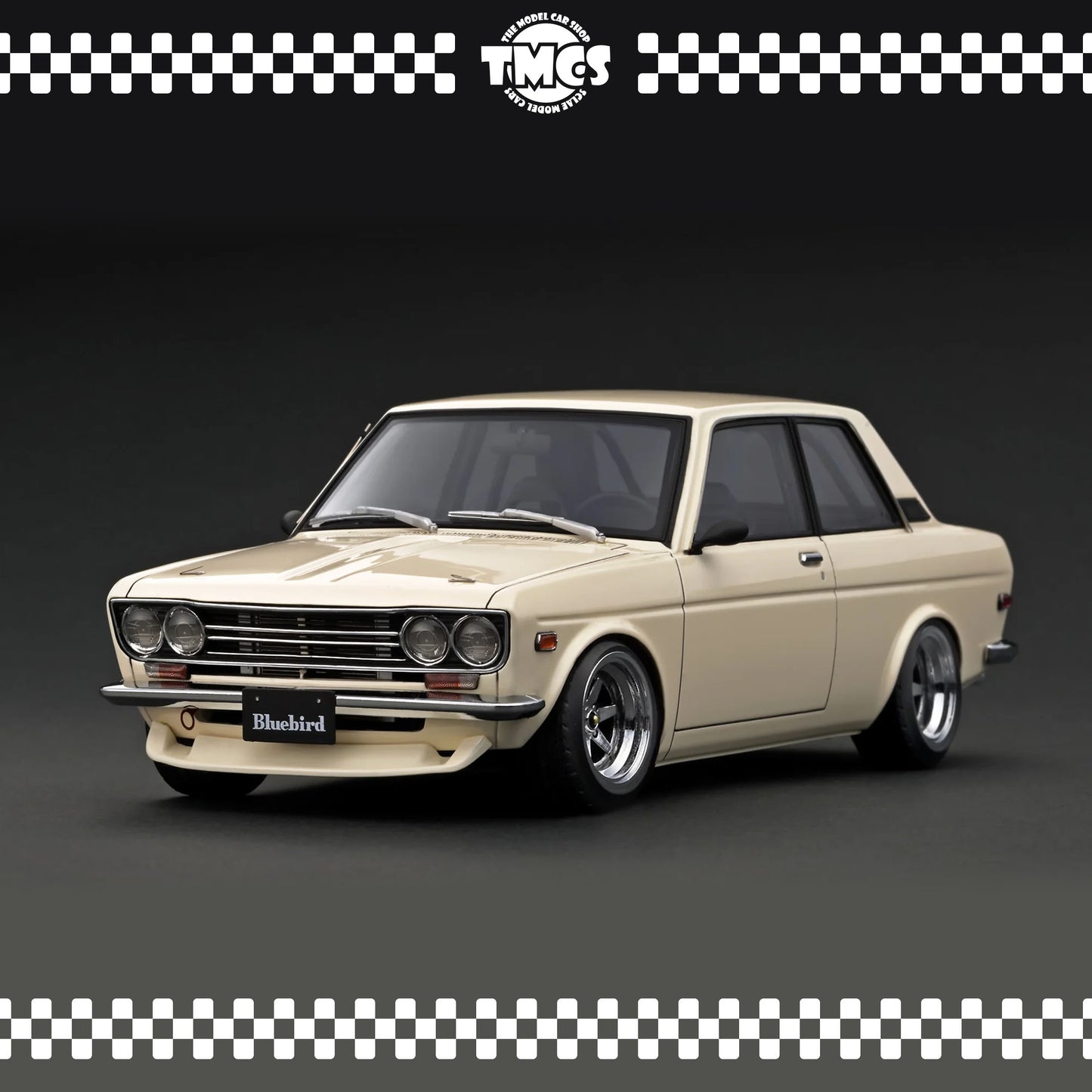 [Ignition Model] Datsun Bluebird (510) - White