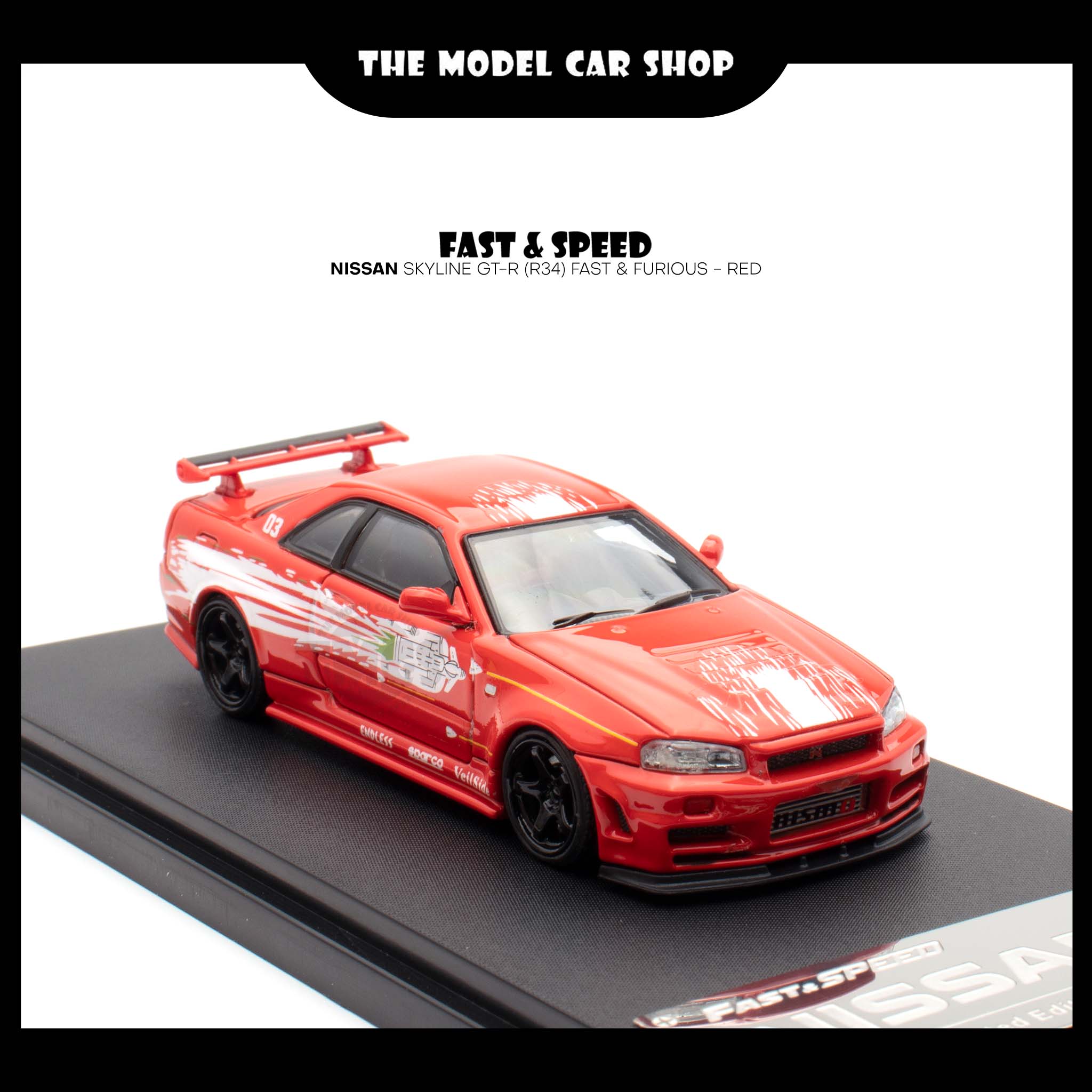 Fast Speed] Nissan Skyline GT-R (R34) Fast & Furious - Red | The