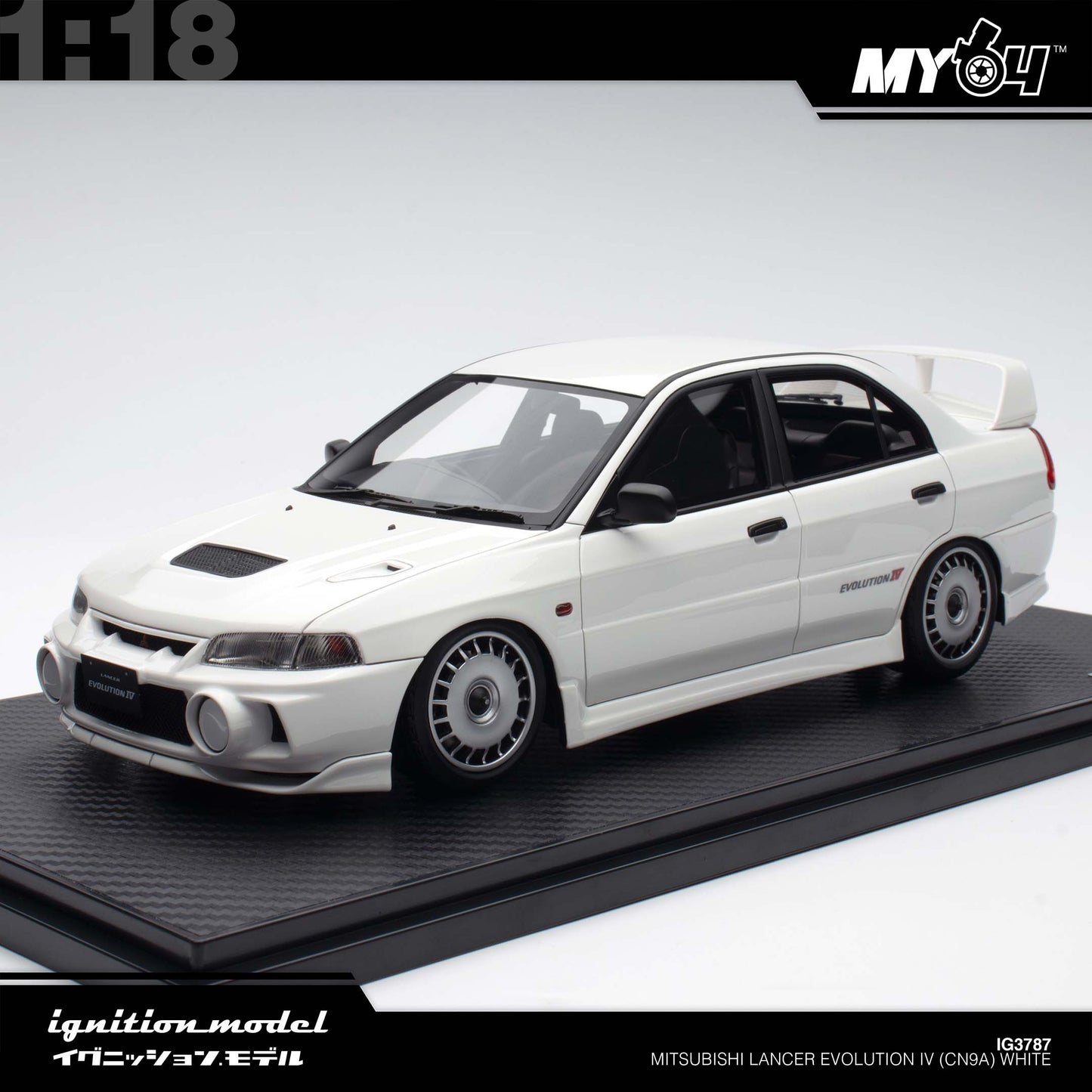 [Ignition Model] 1:18 Mitsubishi Lancer Evolution IV (CN9A) - White