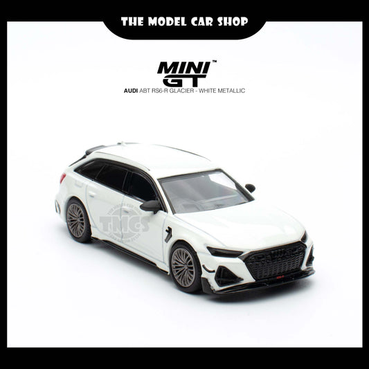 [MINI GT] Audi ABT RS6-R Glacier - White Metallic