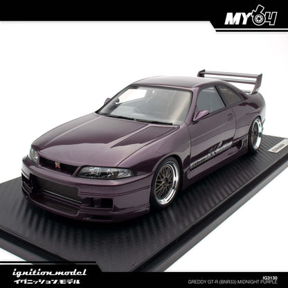 [Ignition Model] GReddy GT-R (BNR33) - Midnight Purple