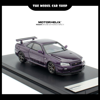 [Motorhelix] Nissan Skyline GT-R R34 V Spec ll - Midnight Purple