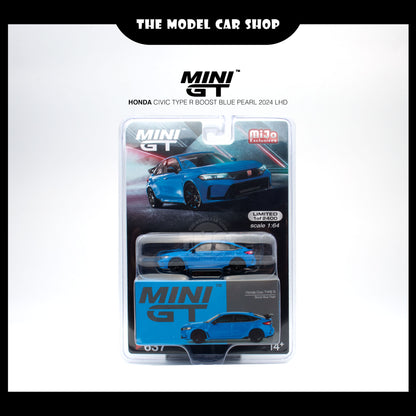 [MINI GT] Honda Civic Type R Boost - Blue Pearl 2023 (Mijo Exclusive)