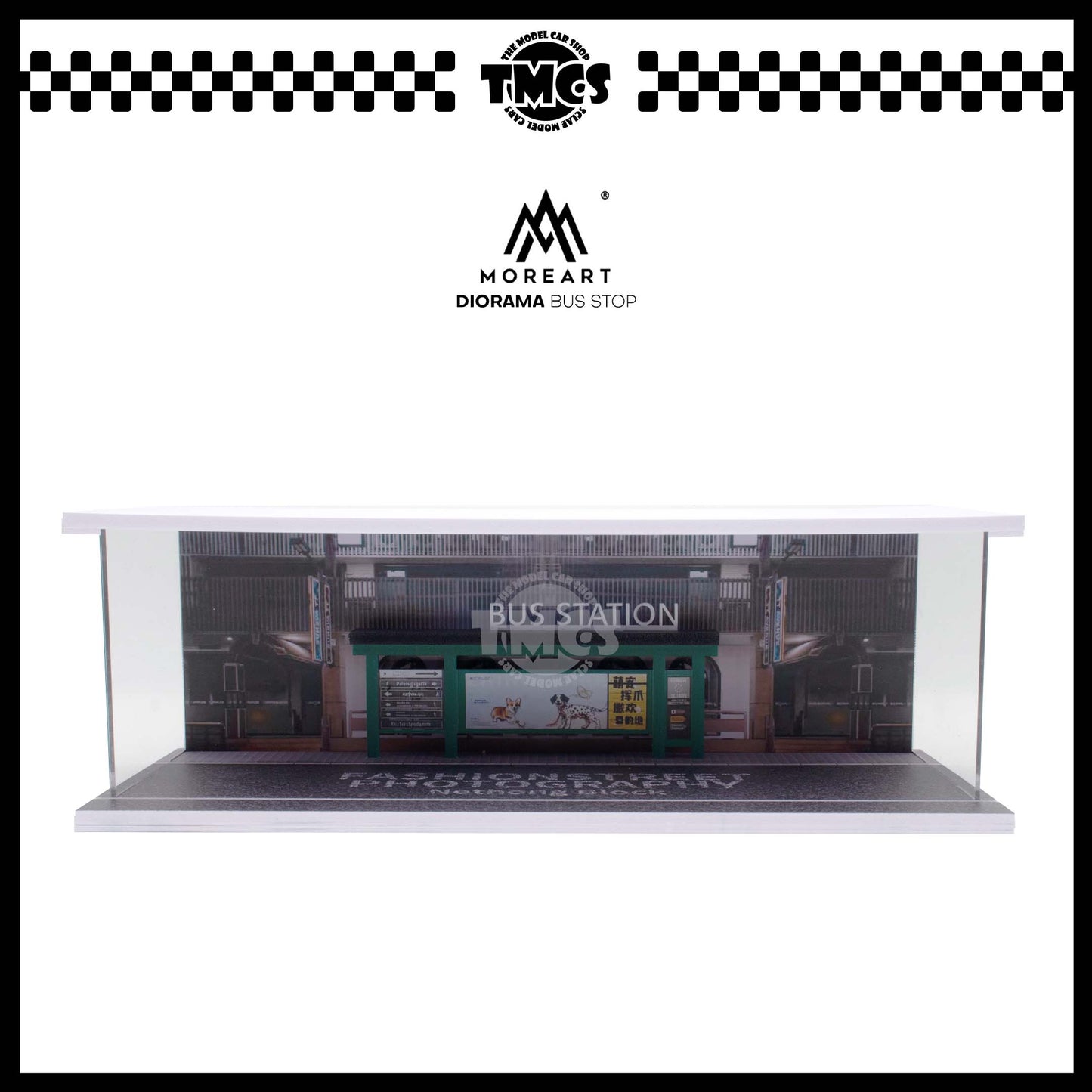 [More Art] 1:64 Diorama - Bus Stop