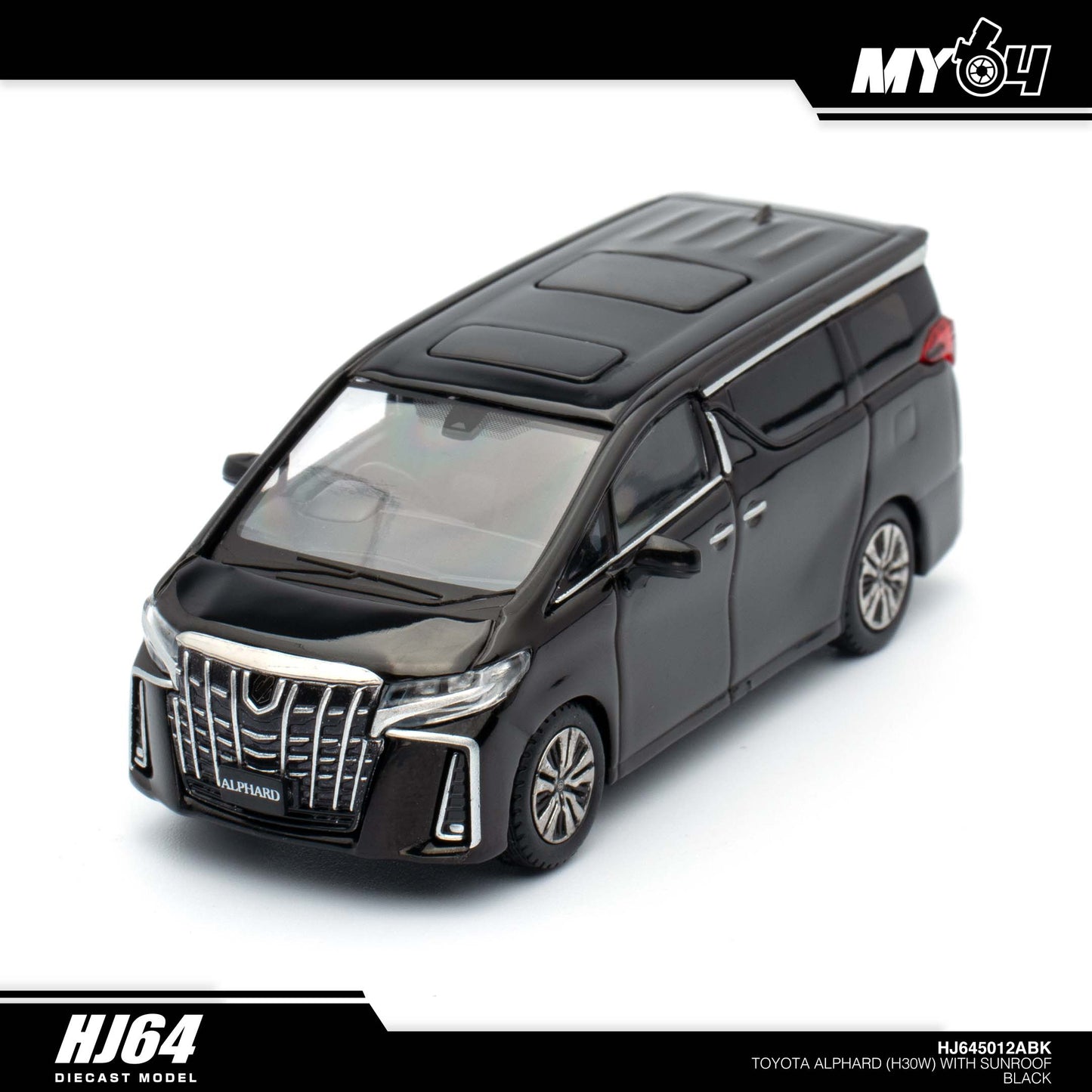 [Hobby Japan] Toyota Alphard (H30W) With Sun Roof - Black