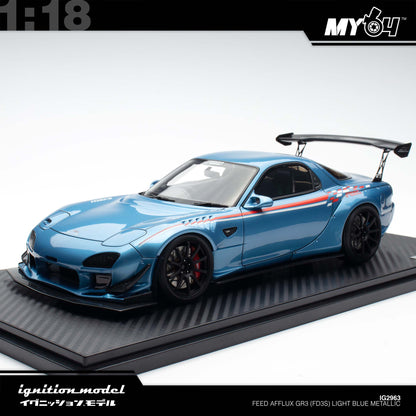 [Ignition Model] FEED Afflux GR3 (FD3S) - Light Blue Metallic