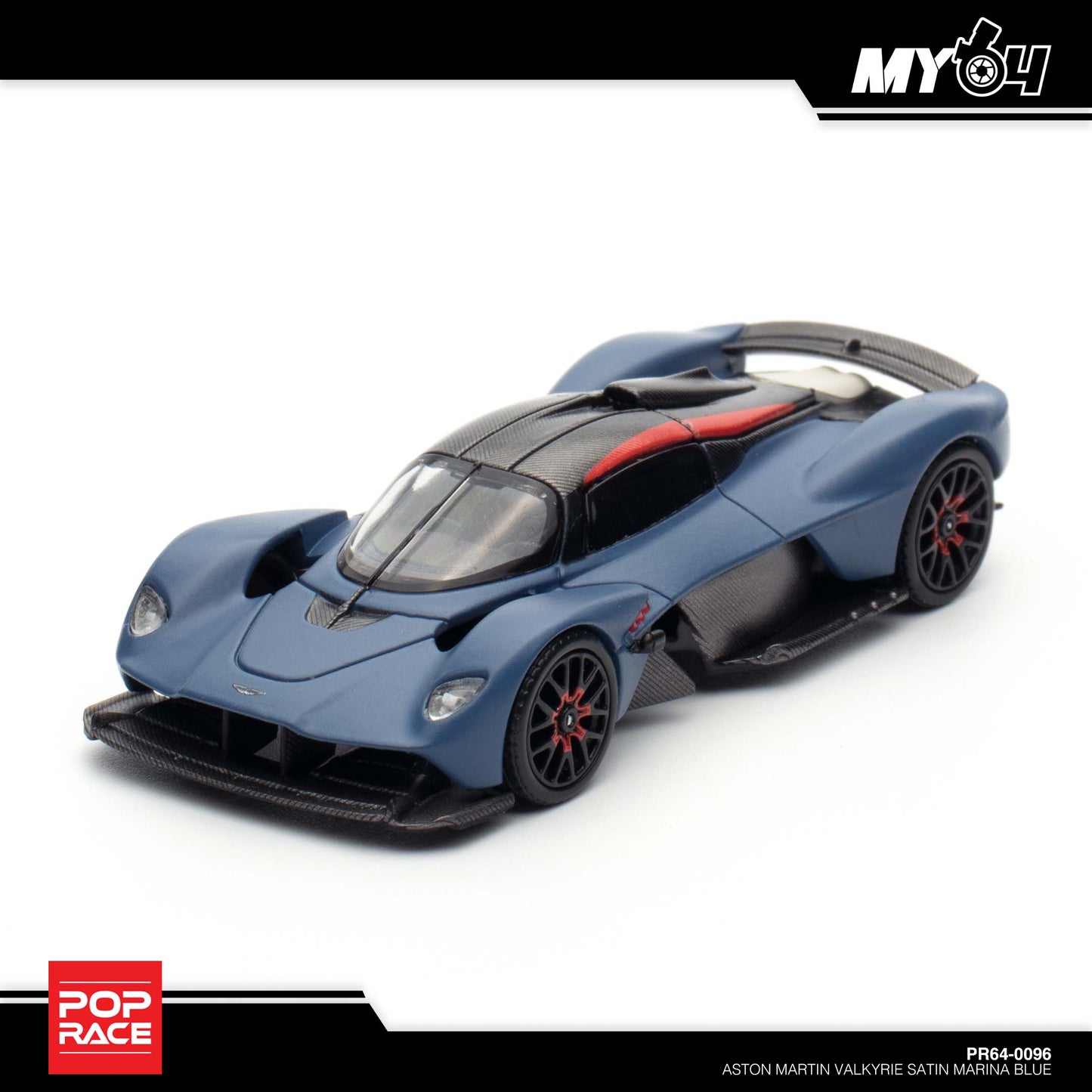 [Pop Race] Aston Martin Valkyrie Satin - Marina Blue