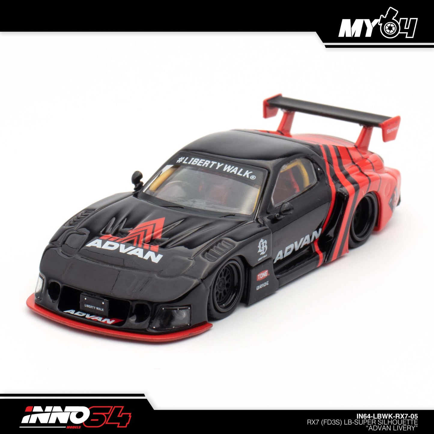 [INNO64] LBWK Mazda RX7 (FD3S) LB-Super Silhouette - "ADVAN LIVERY"