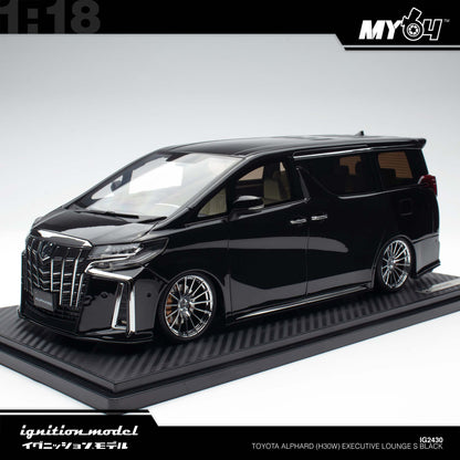 [Ignition Model] Toyota Alphard (H30W) Executive Lounge S - Black