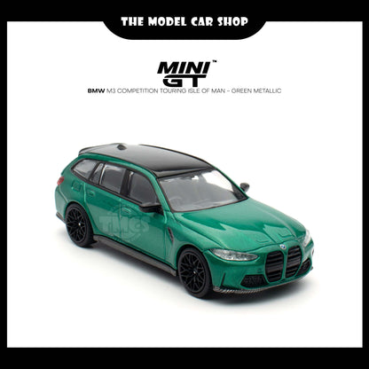 [MINI GT] BMW M3 Competition Touring Isle of Man - Green Metallic