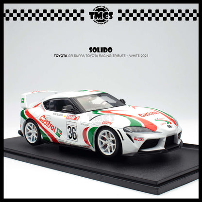 [Solido] 1:18 Toyota GR Supra Toyota Racing Tribute - White 2024
