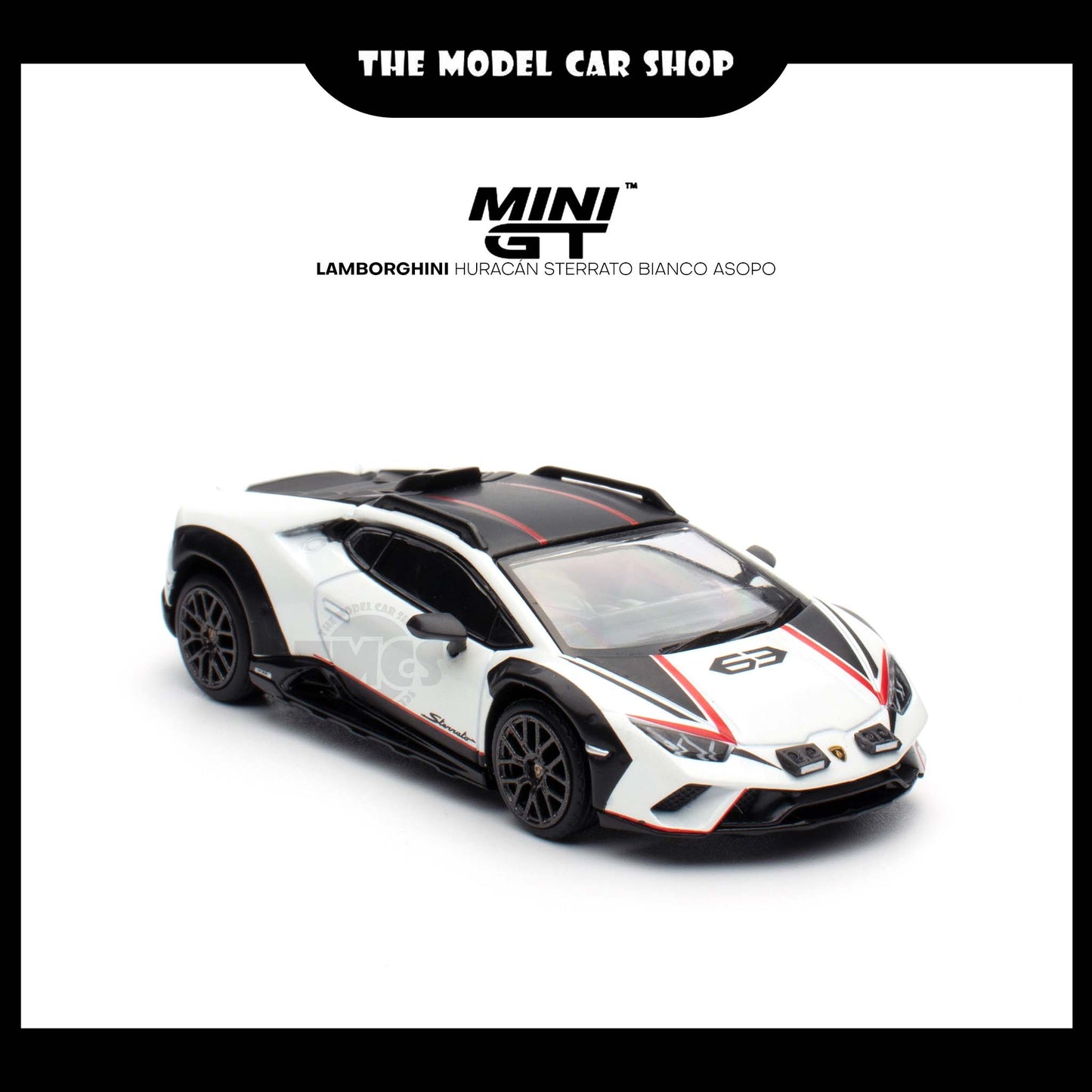 [MINI GT] Lamborghini Huracán Sterrato Bianco Asopo