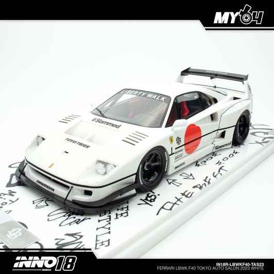 [INNO18]  Ferrari LBWK F40 Tokyo Auto Salon 2023 - White