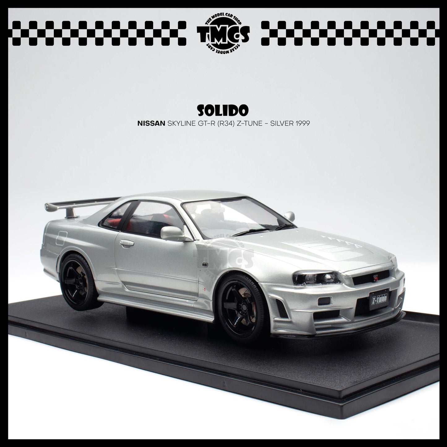 [Solido] 1:18 Nissan Skyline GT-R (R34) Z-Tune - Silver 1999