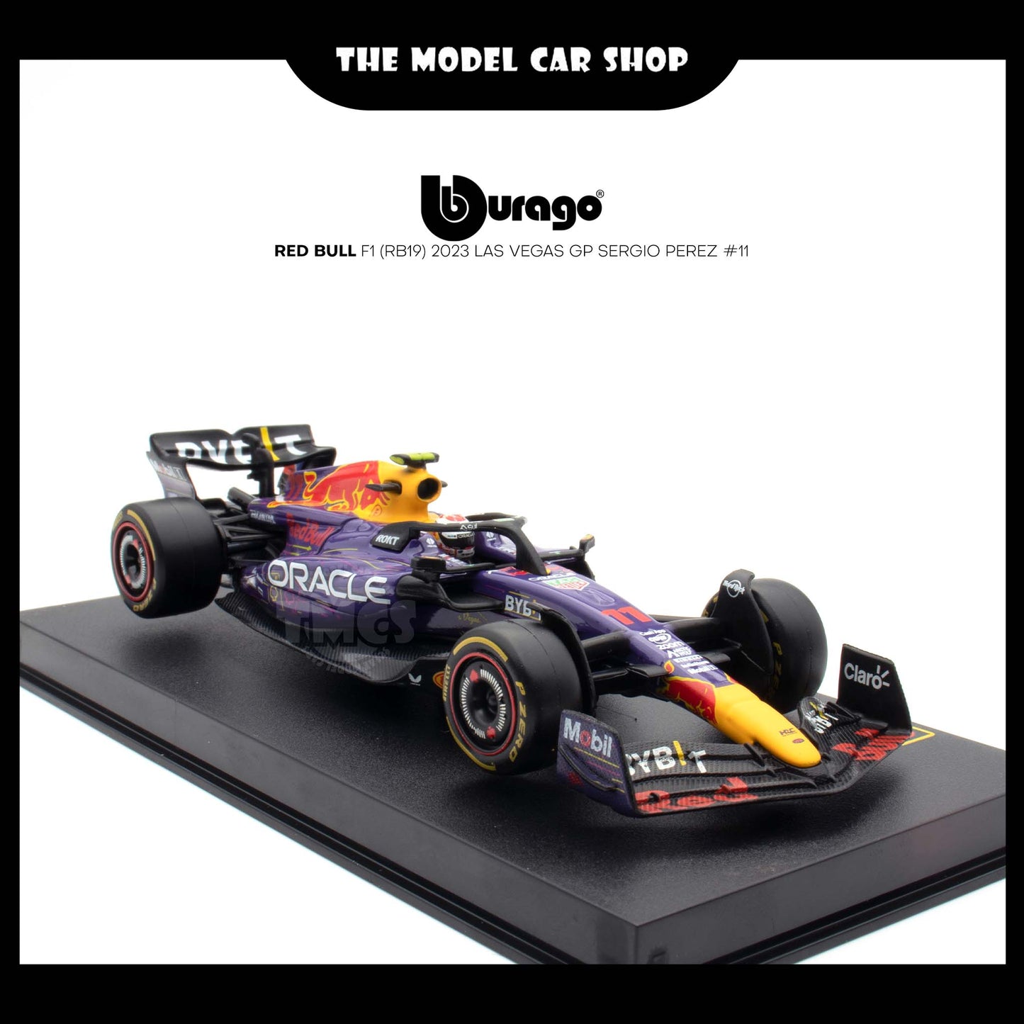 [Bburago] Red bull F1 (RB19) 2023 Las Vegas GP Sergio Perez #11