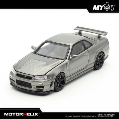 [Motorhelix] Nissan Skyline GT-R (Nismo) R34 CRS VER - Gun Grey