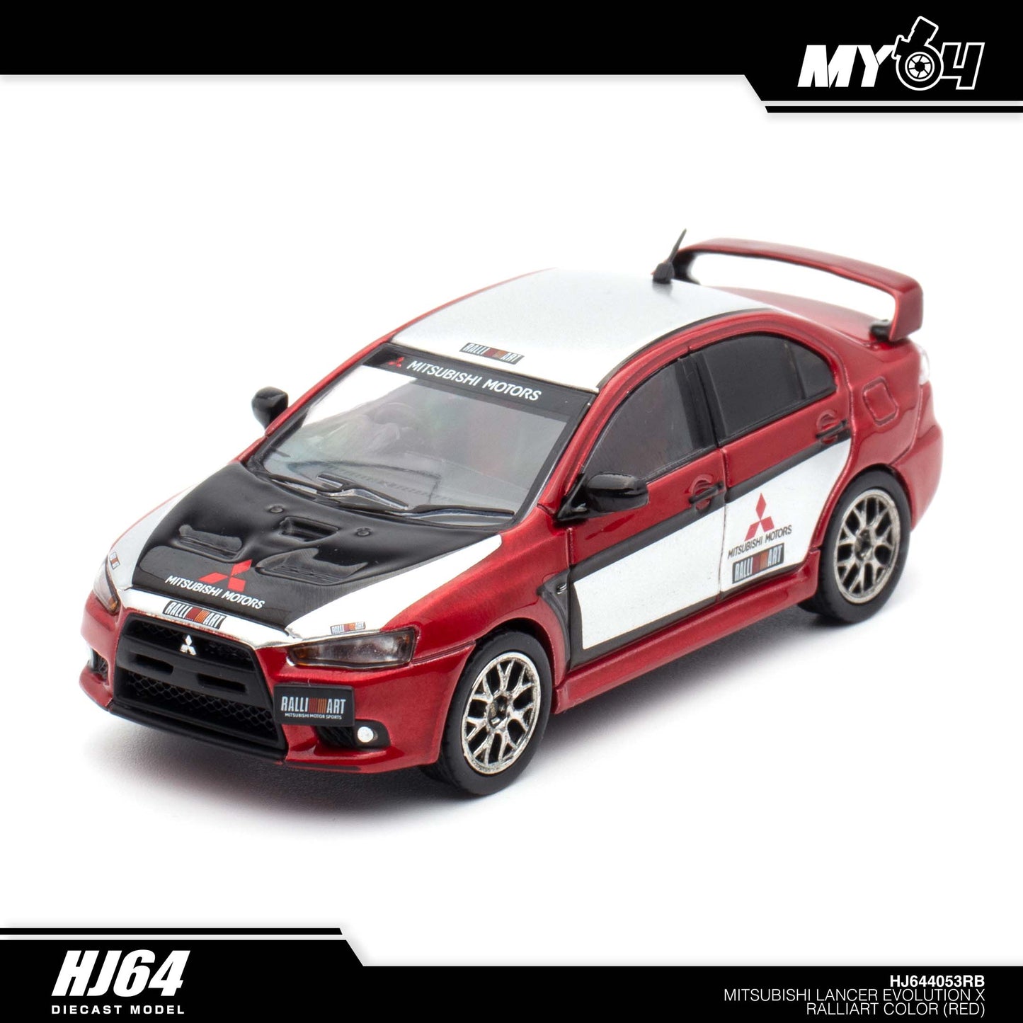 [Hobby Japan] Mitsubishi Lancer Evolution Ⅹ - RALLIART Colour Red