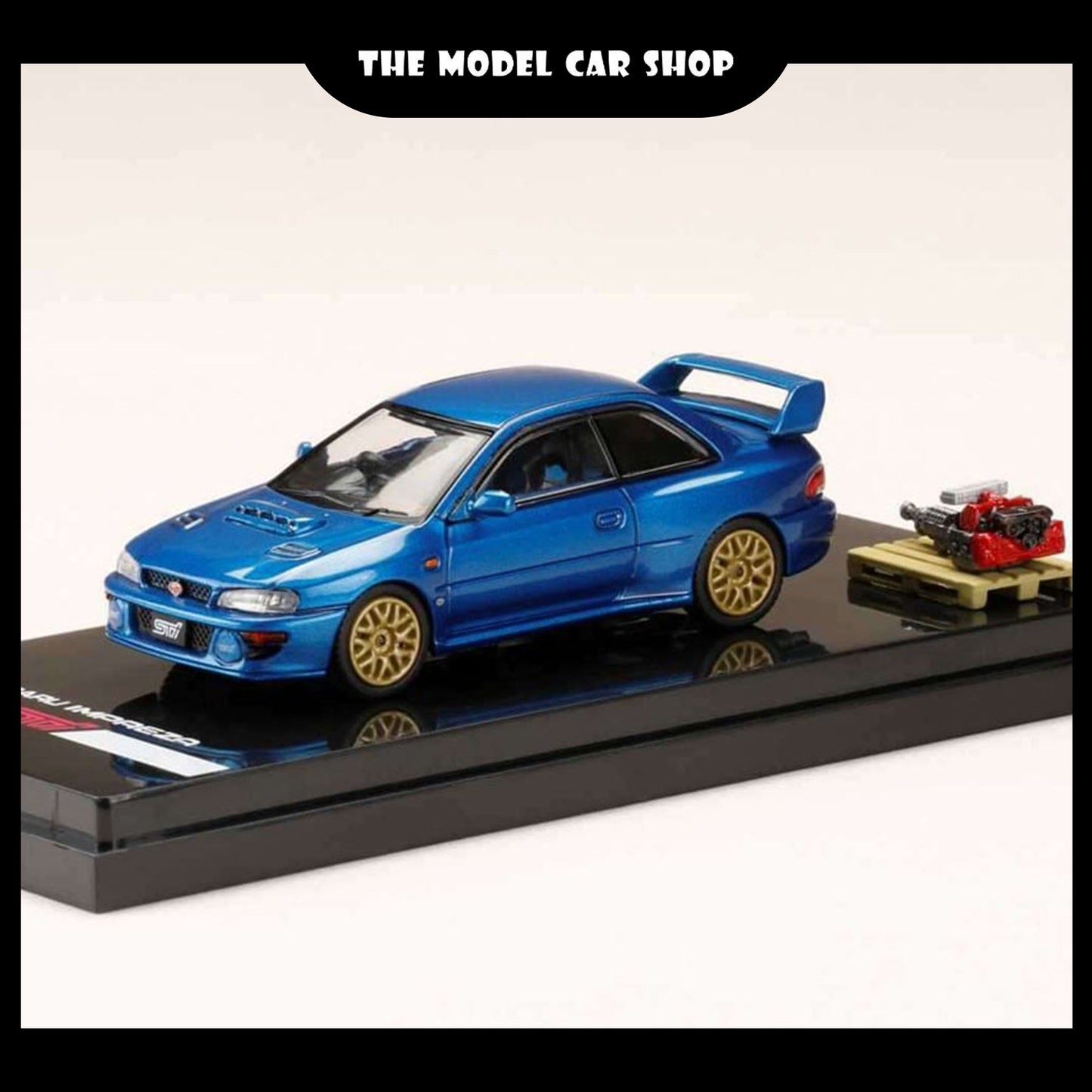 [Hobby Japan] Subaru Impreza 22B STI Version GC8 With Engine Display Model