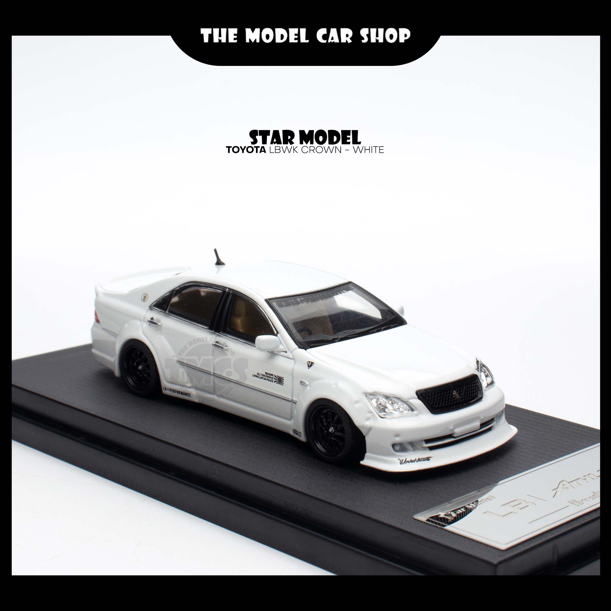 [Star Model] Toyota LBWK Crown - White | The Model Car Shop