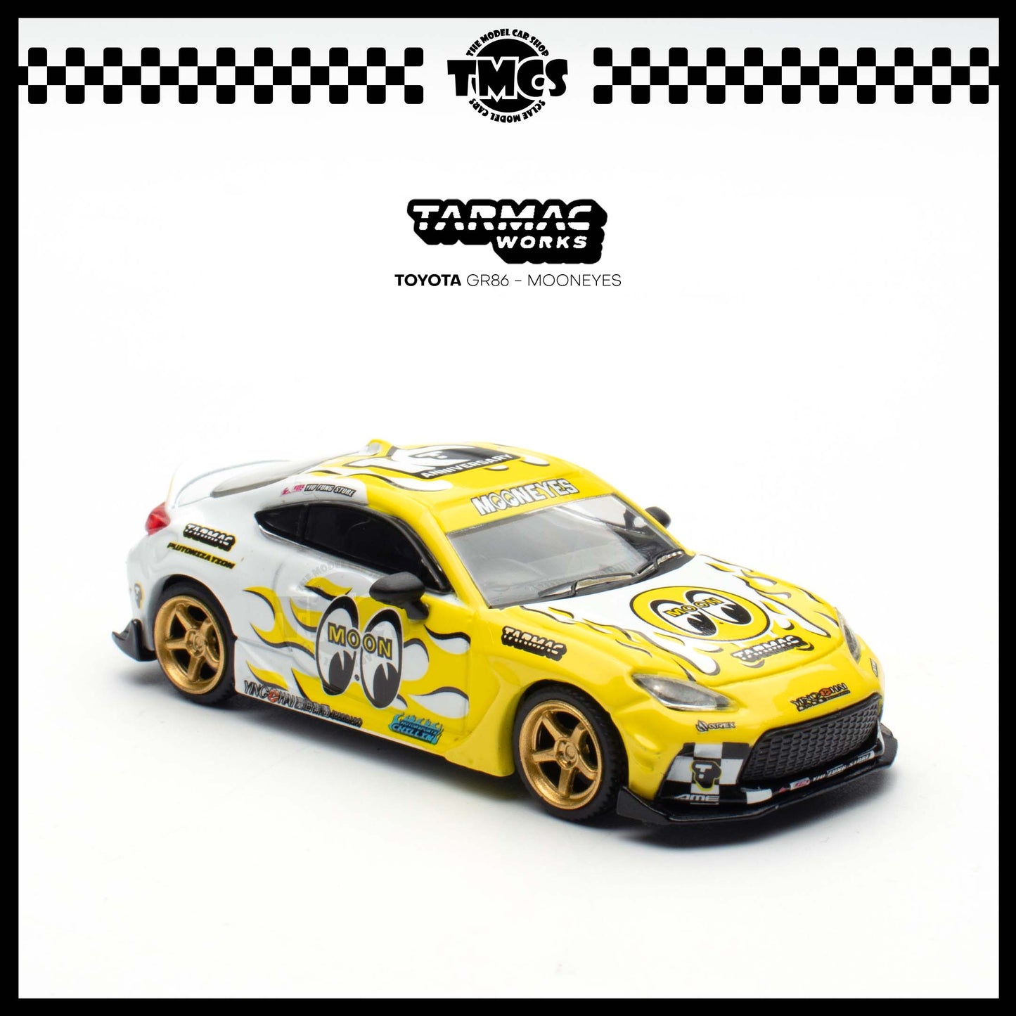 [Tarmac Works] 1:64 Toyota GR86 - Mooneyes