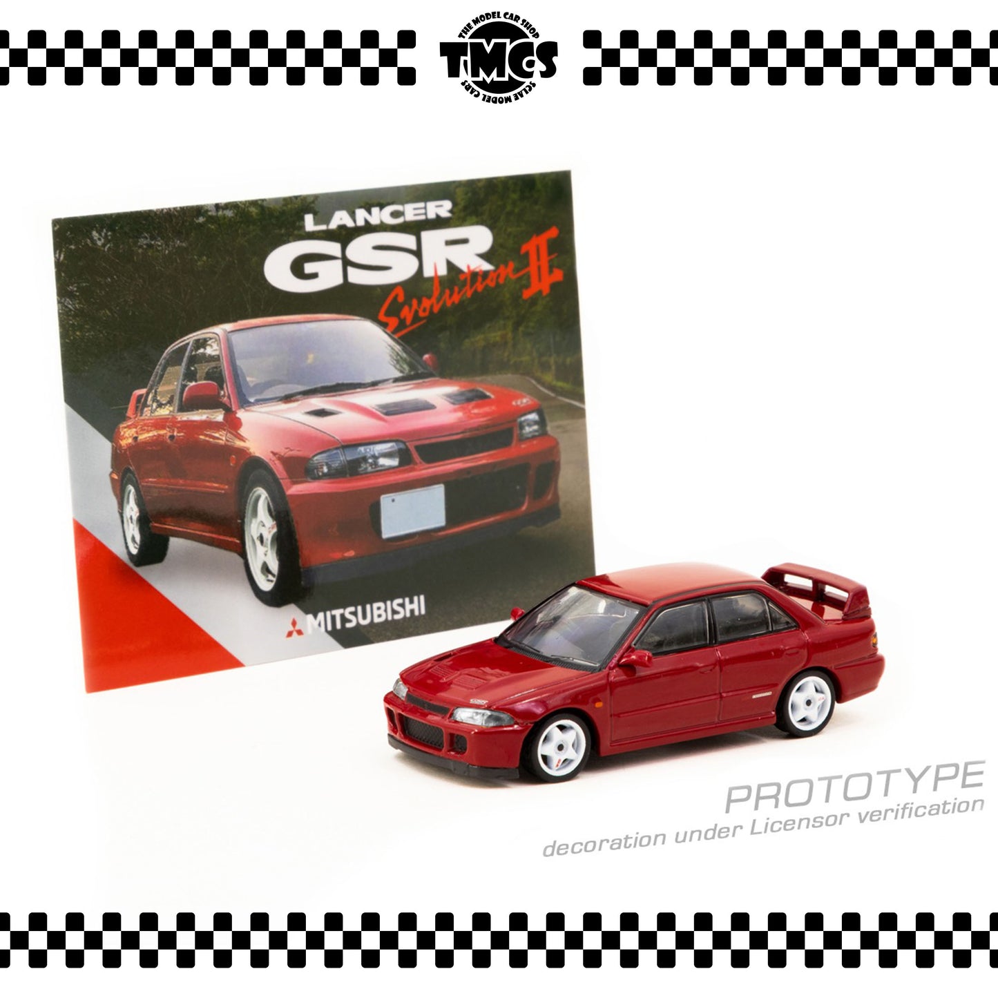 [Tarmac Works] Mitsubishi Lancer GSR Evolution II - Red
