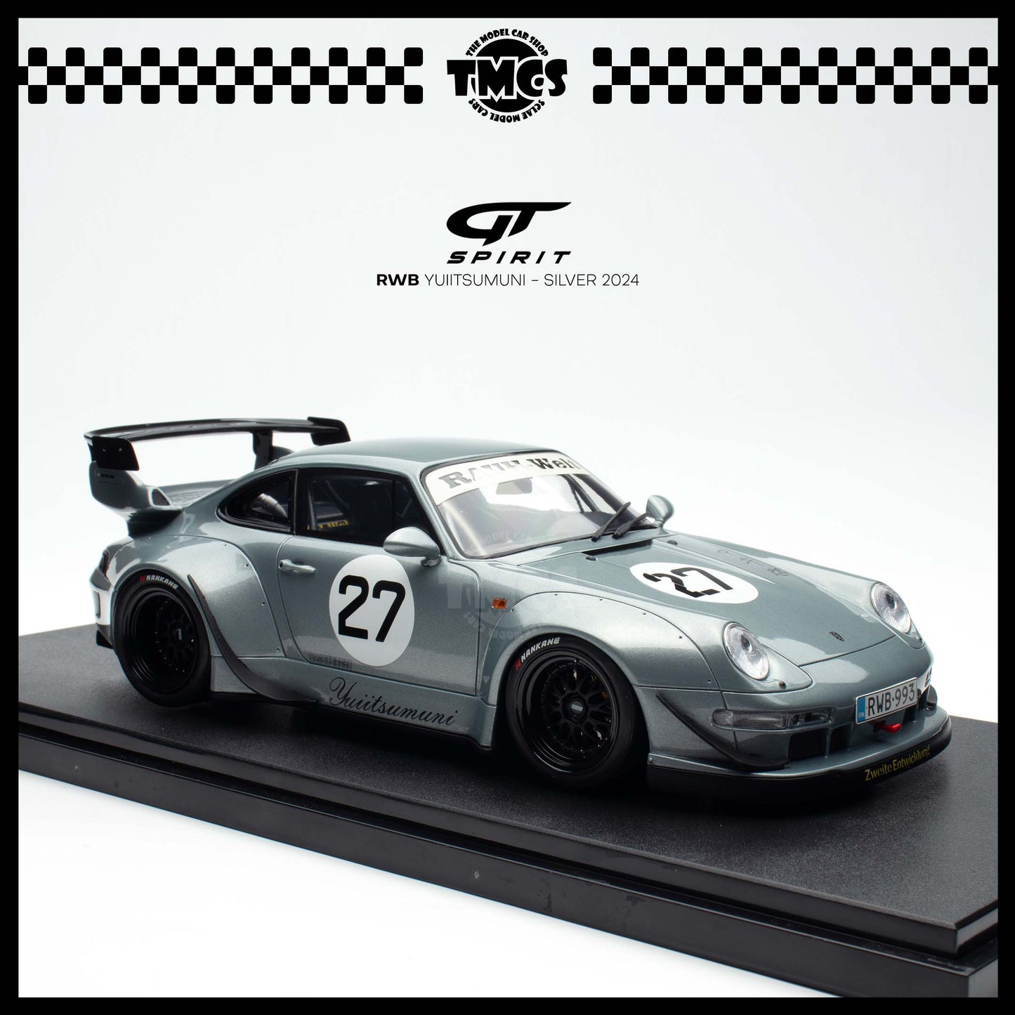 [GT Spirit] 1:18 RWB Yuiitsumuni - Silver 2024