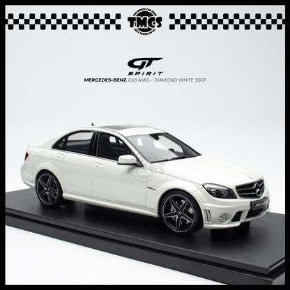 [GT Spirit] 1:18 Mercedes-Benz C63 AMG - Diamond White 2007