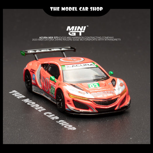 [MINI GT] Acura NSX GT3 EVO22 #93 WTR Racers Edge Motorsports IMSA 2023 Daytona 24Hr