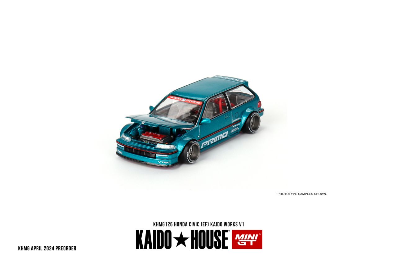 [Mini GT X Kaido House] Honda Civic (EF) Kaido Works V1