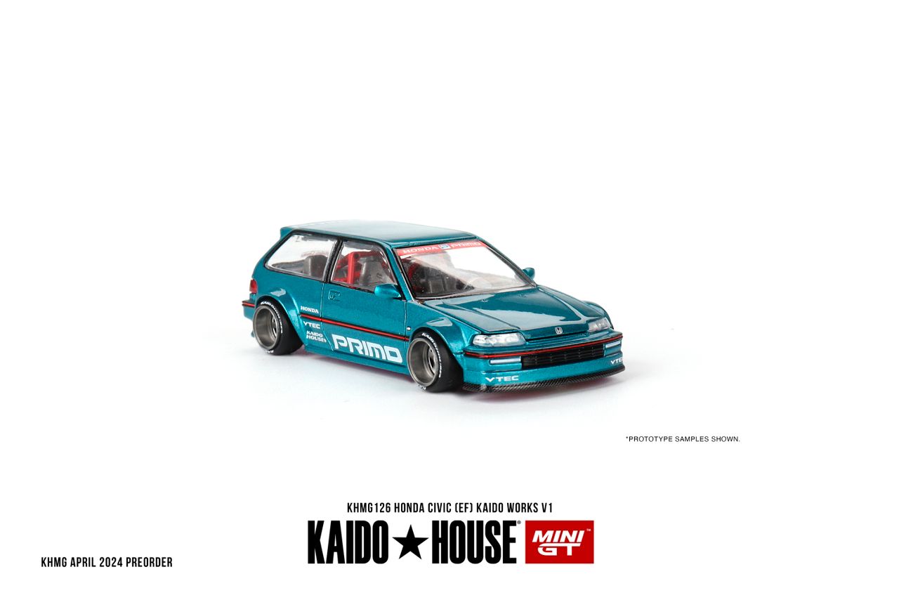 [Mini GT X Kaido House] Honda Civic (EF) Kaido Works V1