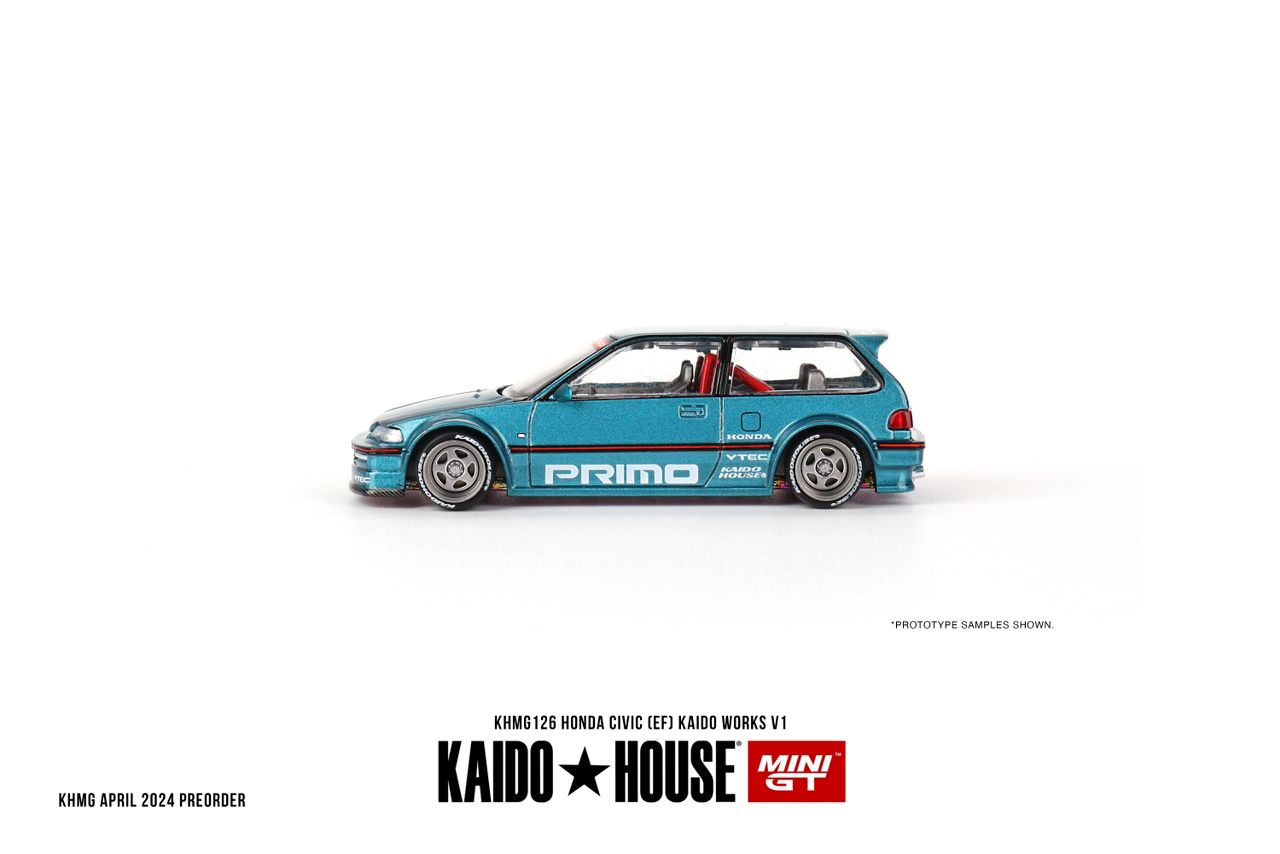 [Mini GT X Kaido House] Honda Civic (EF) Kaido Works V1