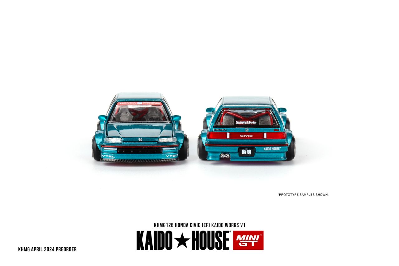 [Mini GT X Kaido House] Honda Civic (EF) Kaido Works V1