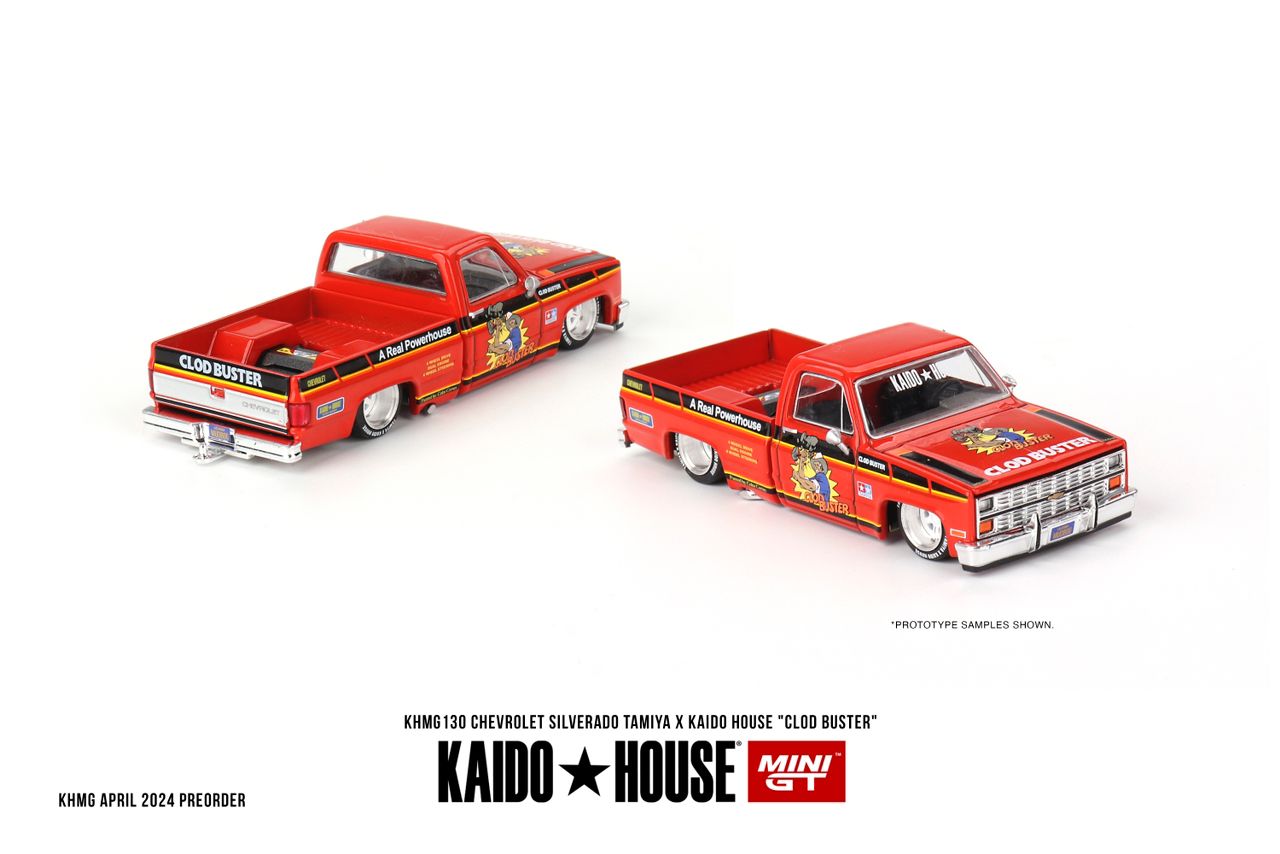 [Mini GT X Kaido House] Chevrolet Silverado TAMIYA X KAIDO HOUSE “Clod Buster”