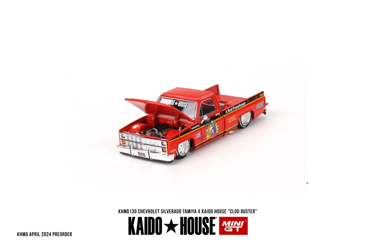 [Mini GT X Kaido House] Chevrolet Silverado TAMIYA X KAIDO HOUSE “Clod Buster”