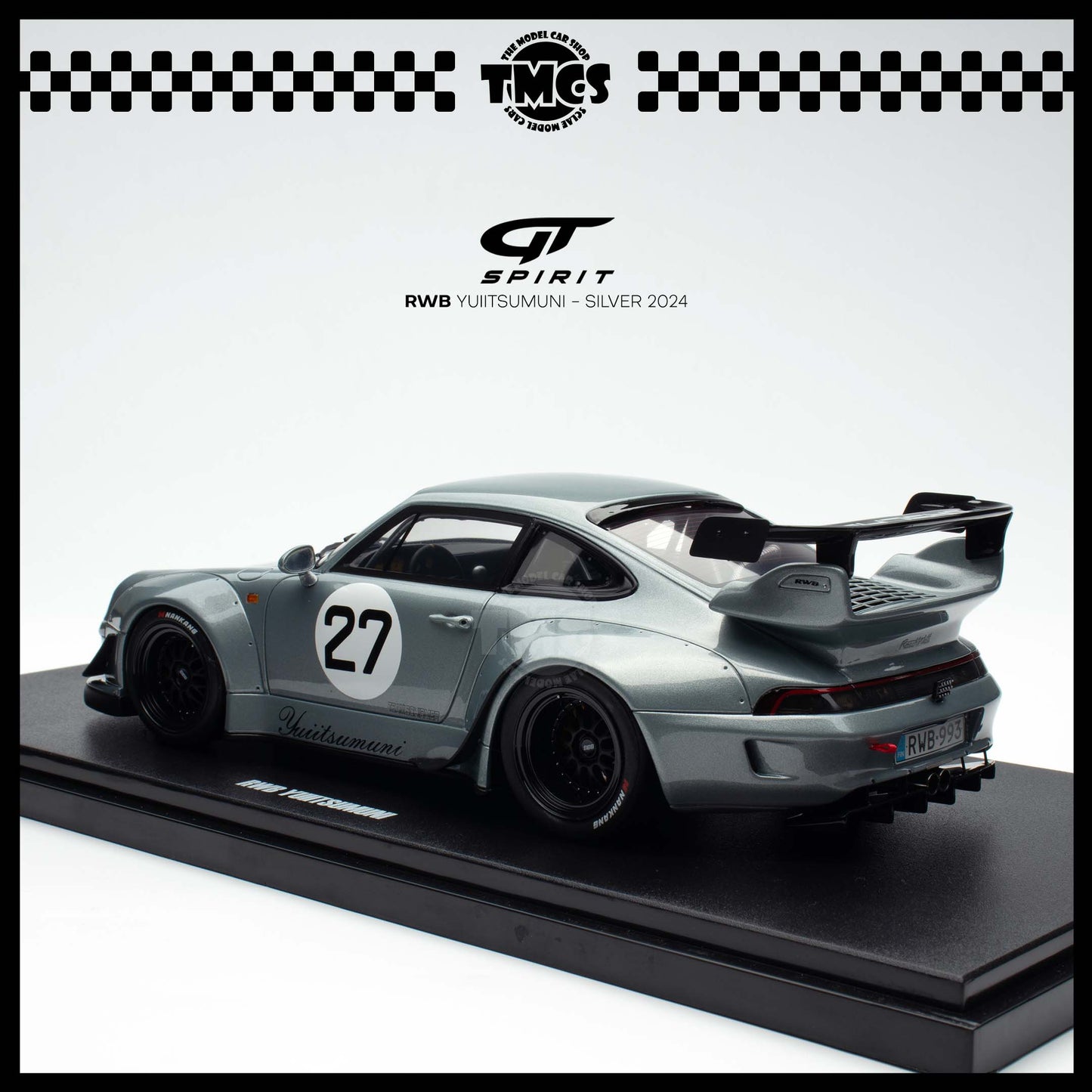 [GT Spirit] 1:18 RWB Yuiitsumuni - Silver 2024