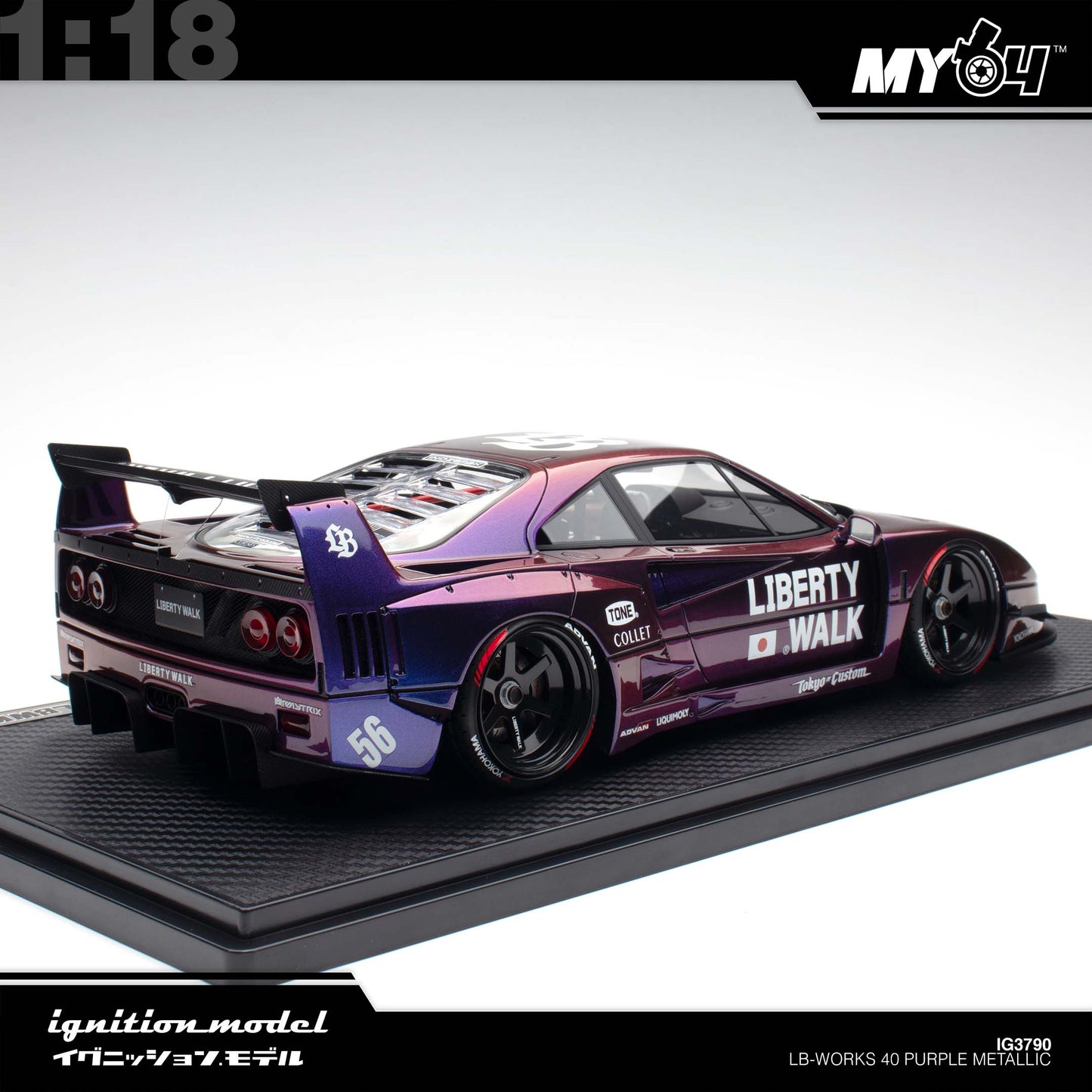 [Ignition Model] 1:18 LB-WORKS 40 - Purple Metallic