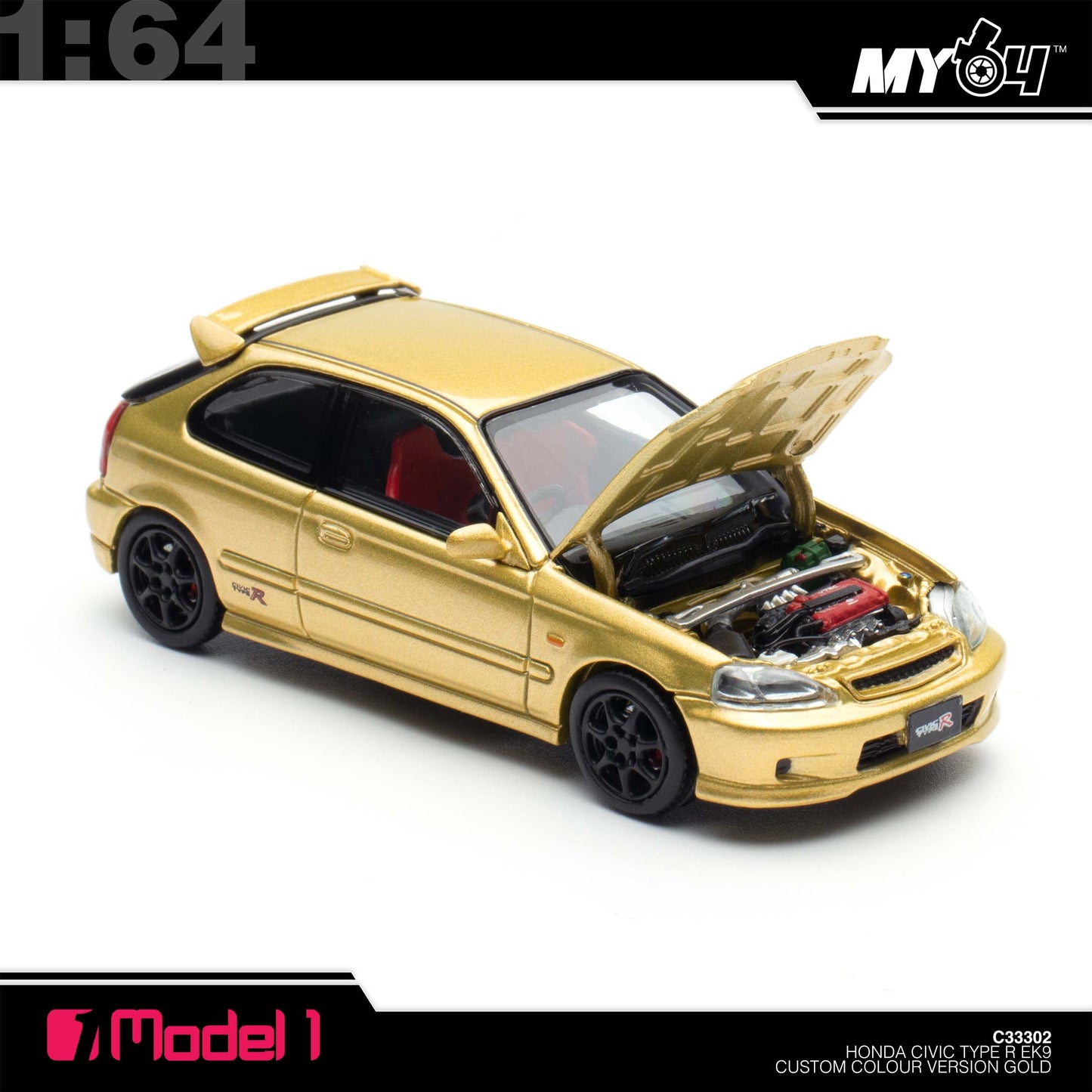 [Model1] Honda Civic Type R EK9 - Gold