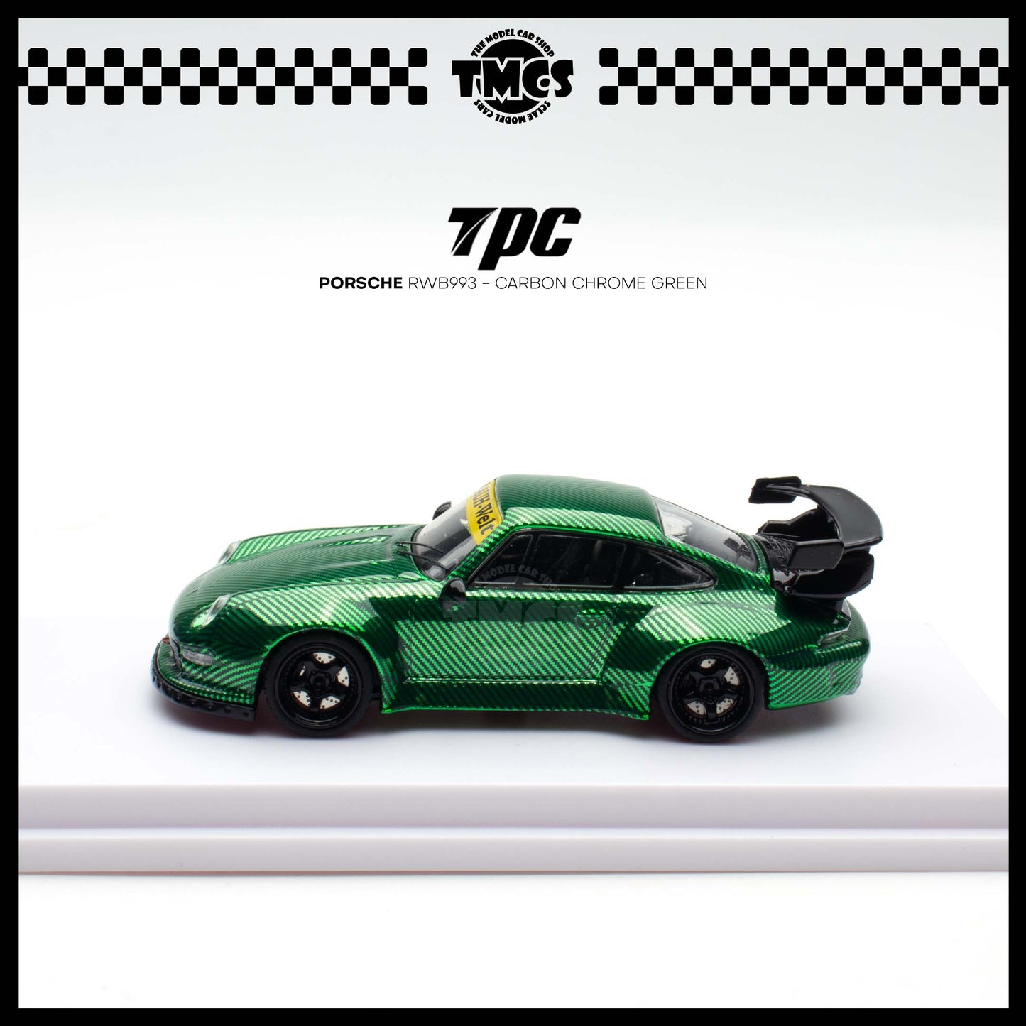 [TPC] 1:64 Porsche RWB993 - Carbon Chrome Green