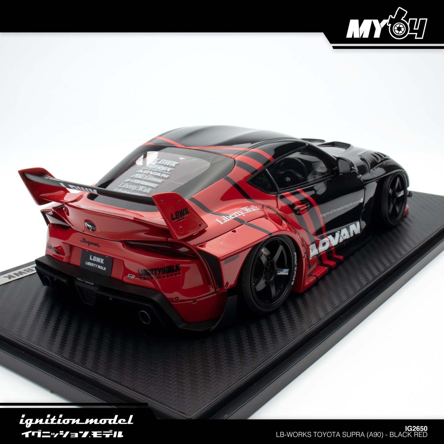 [Ignition Model] LB-WORKS TOYOTA SUPRA (A90) - Black/Red